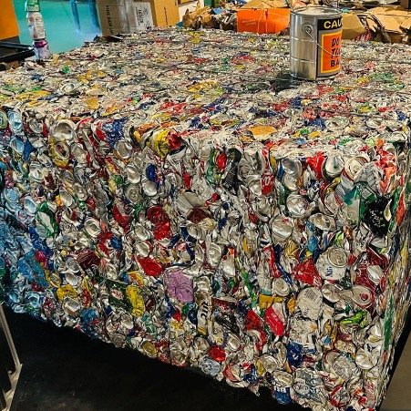 Aluminum UBC used beverage cans scrap